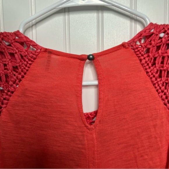 anthropologie top Small Macrame Crochet Braided Akemi Kin Tank - Picture 6 of 9